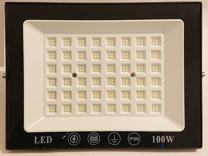 Halogen panel Led 100w ultra cienki slim IP66 zimny biały