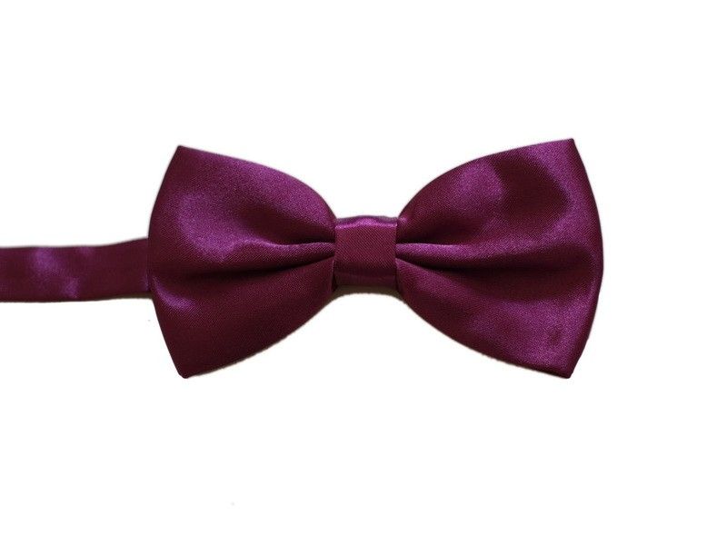 Elegancka mucha do koszuli męskiej FIOLETOWA purple