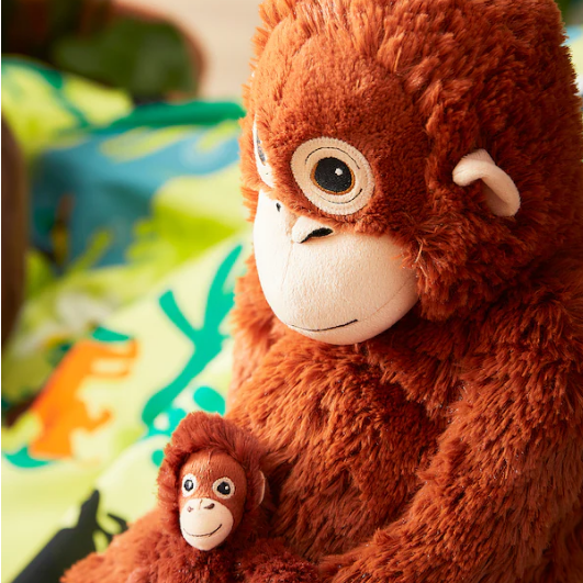 Pluszak orangutan IKEA przytulanka małpka 66 cm