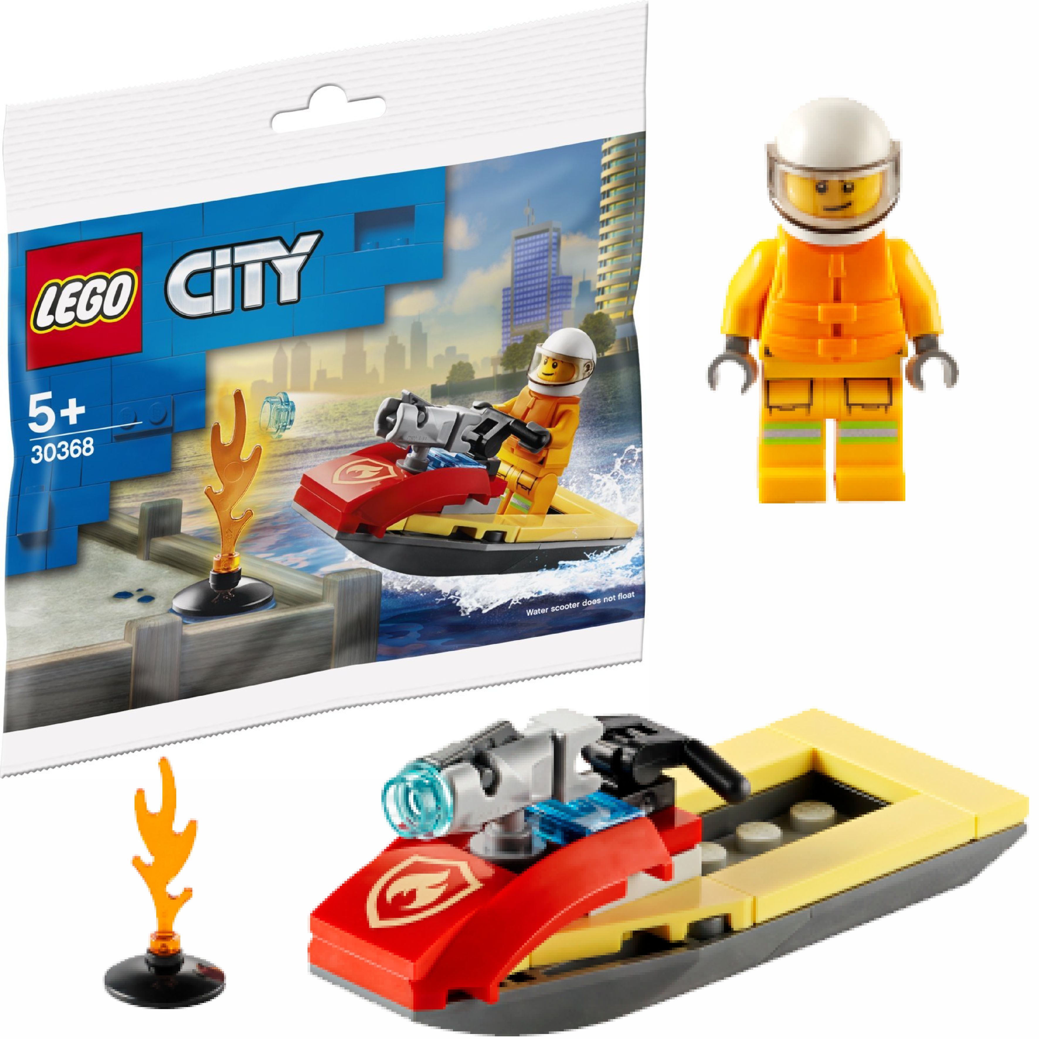 LEGO City Strażacki skuter wodny 30368