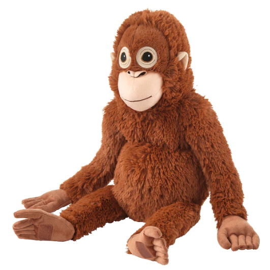 Pluszak orangutan IKEA przytulanka małpka 66 cm