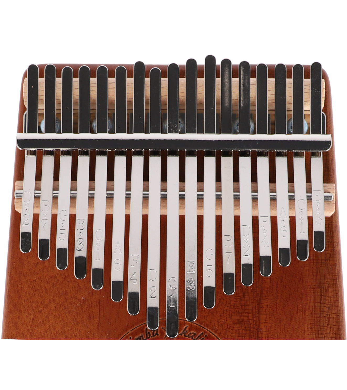 Drewniana Kalimba zanza pianino 17 klawiszy W-17T-3 brązowa