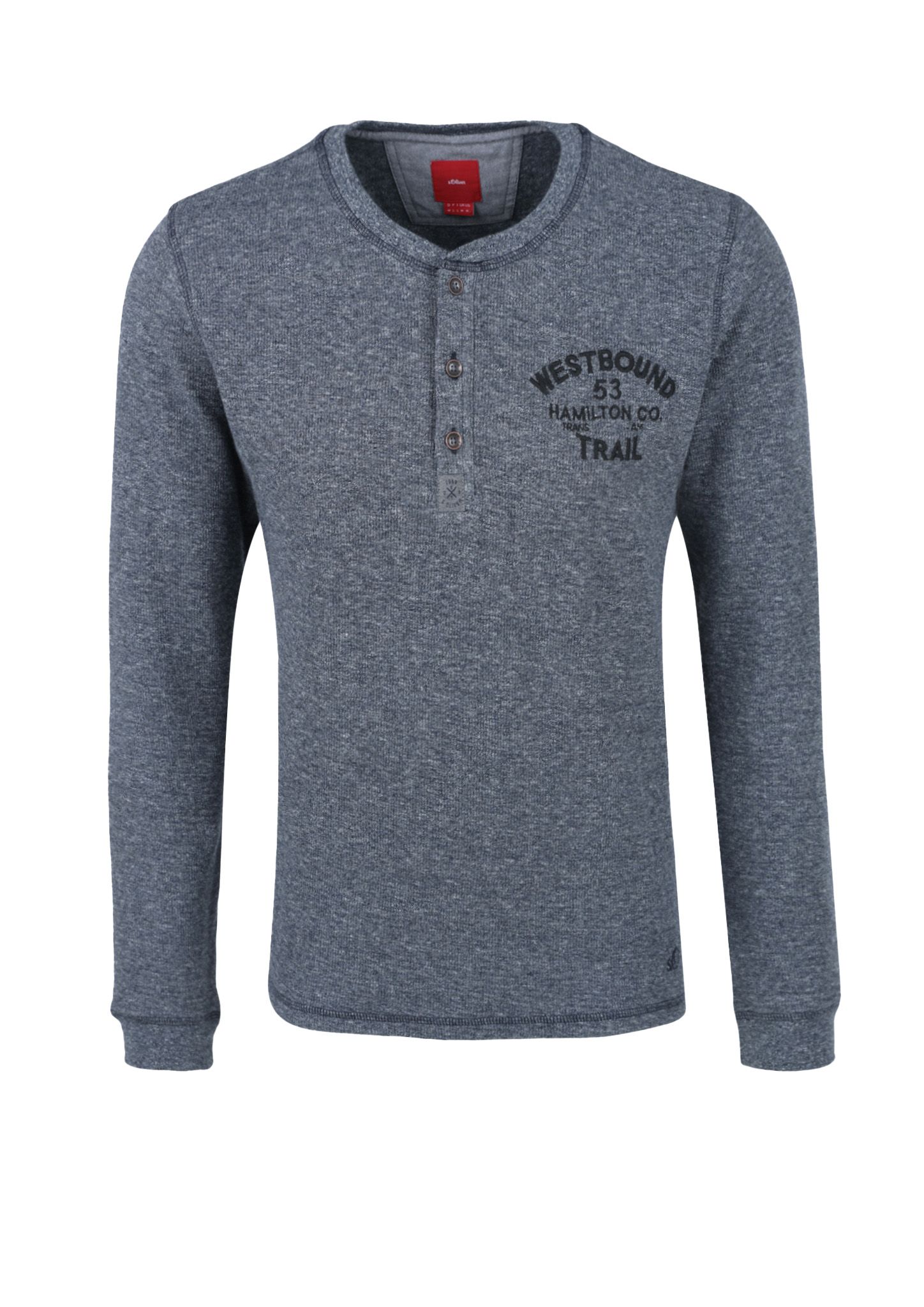 Longsleeve s.Oliver - niebieski - XL