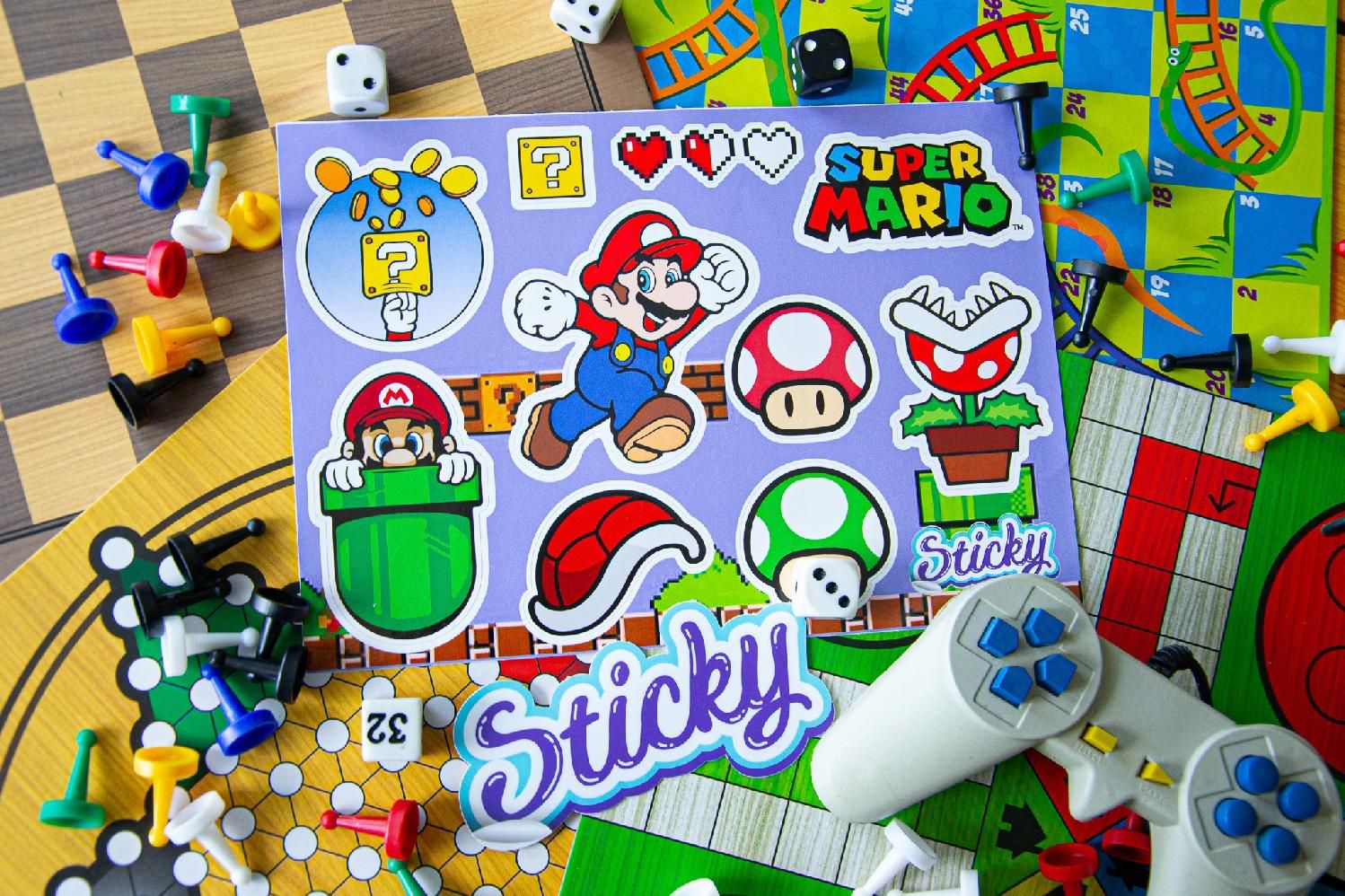 Naklejki z bajek i filmów MARIO