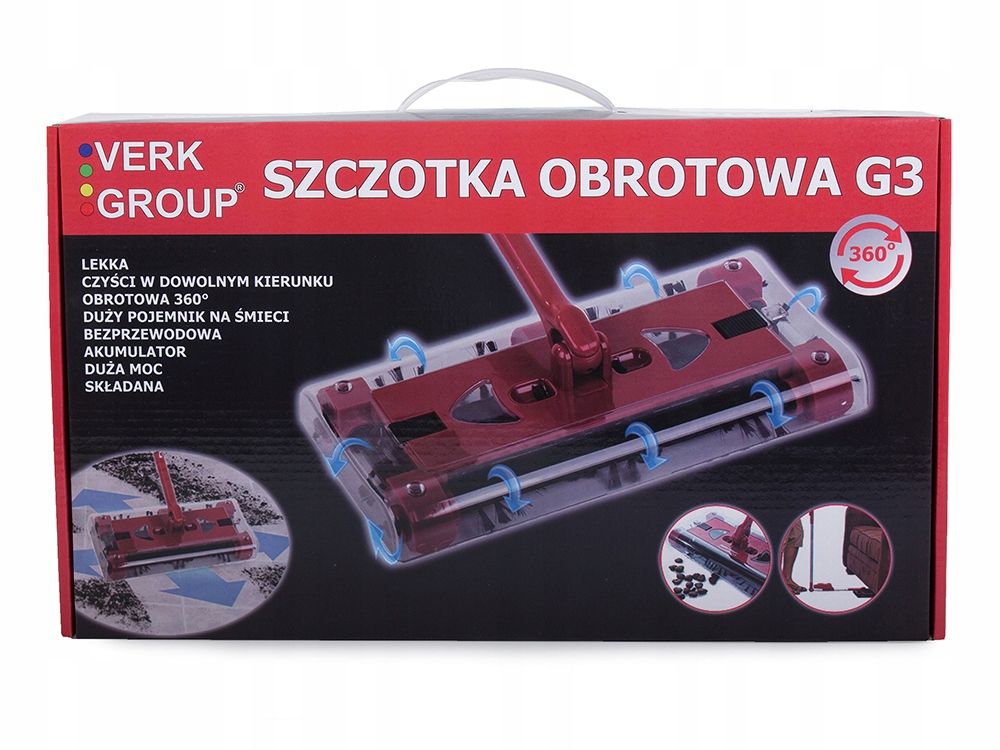 ODKURZACZ BEZPRZEWODOWY RĘCZNY SZCZOTKA KAŚKA 15125