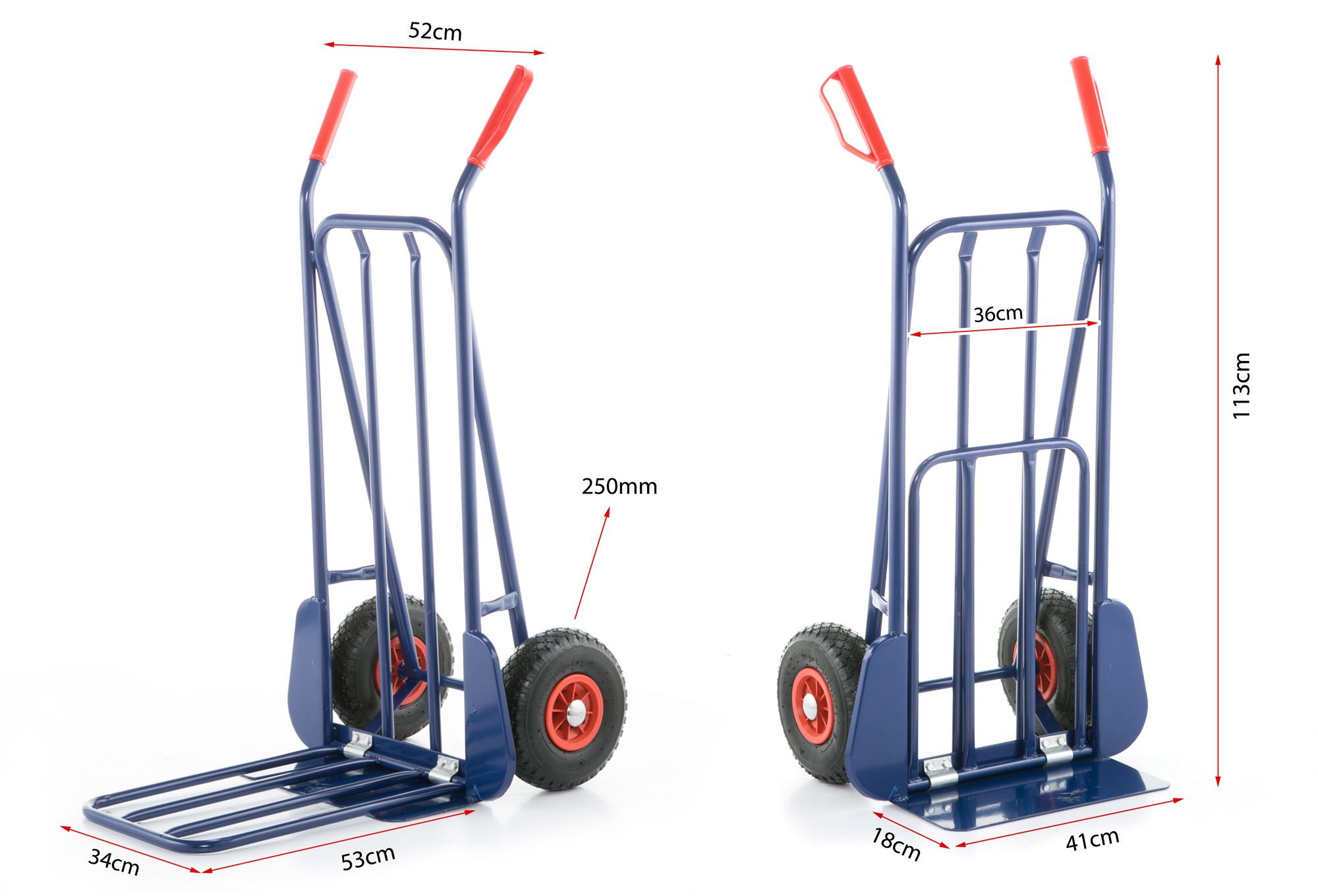 Wózek magazynowy młynarka składany transportowy 280kg