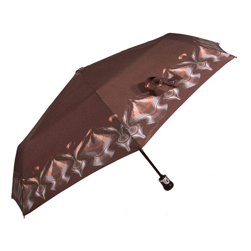 Bardzo mocna automatyczna parasolka damska marki Parasol, czerwona w kółka