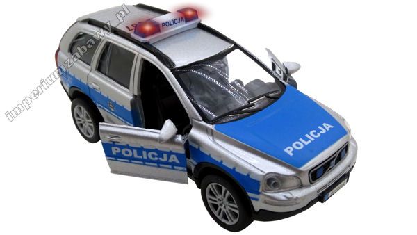 VOLVO XC90 POLICJA MÓWI PO POLSKU ŚWIATŁO PUDEŁKO