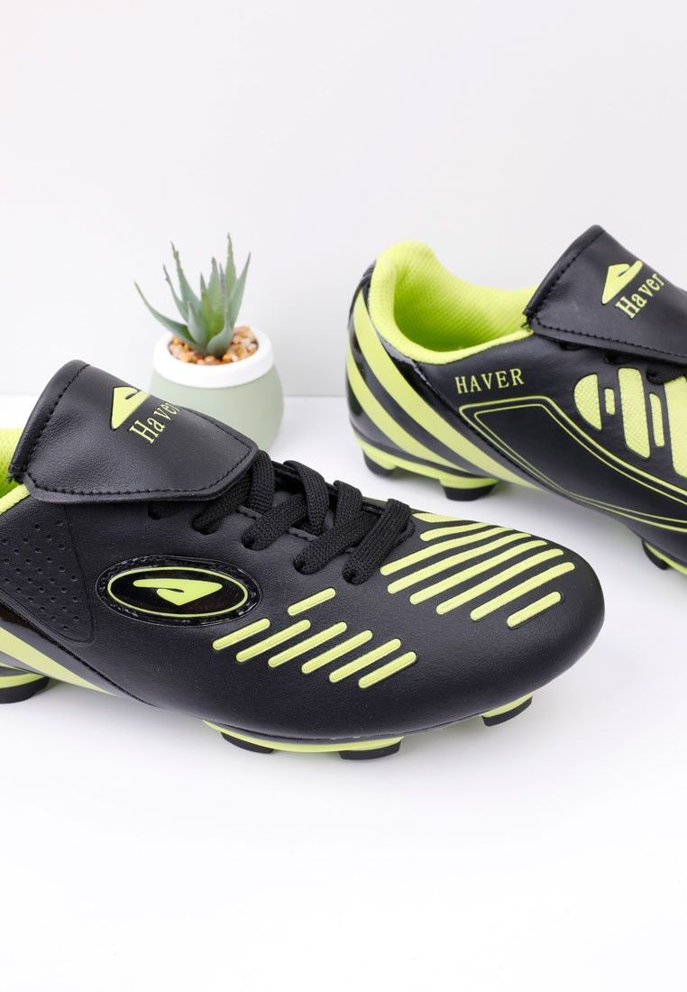 Buty piłkarskie chłopięce korki buty sportowe czarno zielone 2 Meier 40 Czarny