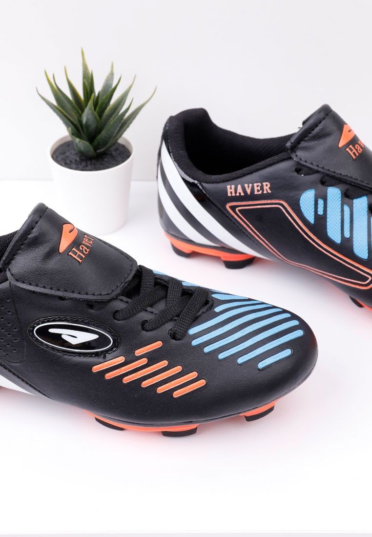 Buty piłkarskie chłopięce korki buty sportowe czarne 1 Meier 39 Czarny