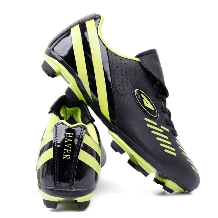 Buty piłkarskie chłopięce korki buty sportowe czarno zielone 2 Meier 40 Czarny