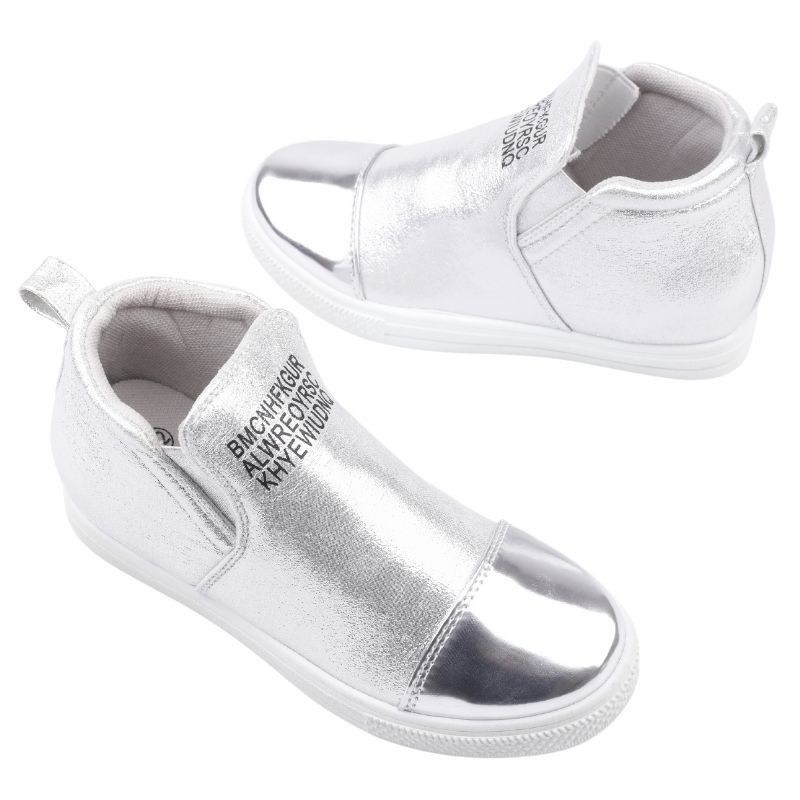 Srebrne sneakersy dziewczęce 2 Rilantaa Srebny 36