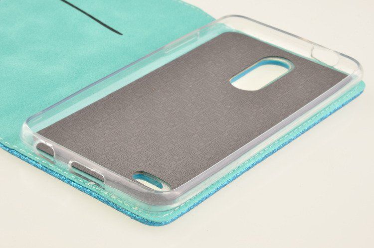 Etui Smart Brokat do LG K11 / K10 2018 niebieski