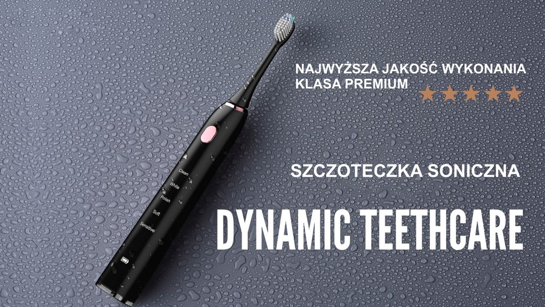 Szczoteczka soniczna do zębów elektryczna Ecodenta Dynamic Teethcare