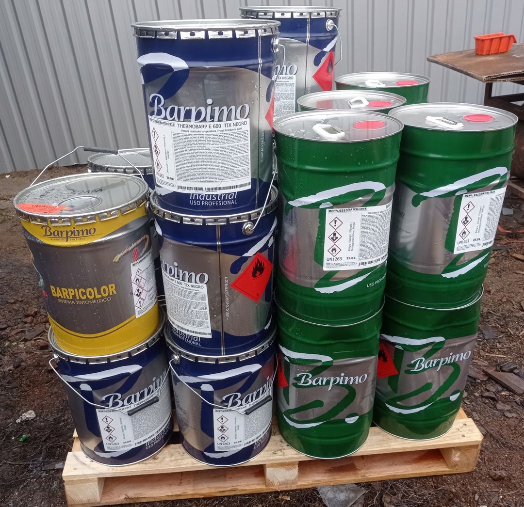 FARBA LAKIER ŻAROODPORNA DO KOMINKÓW 20L TRWAŁA