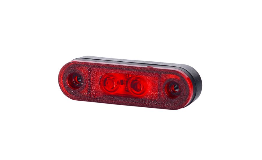 Lampa LED pozycyjna czerwona z podkładkami (LD958)