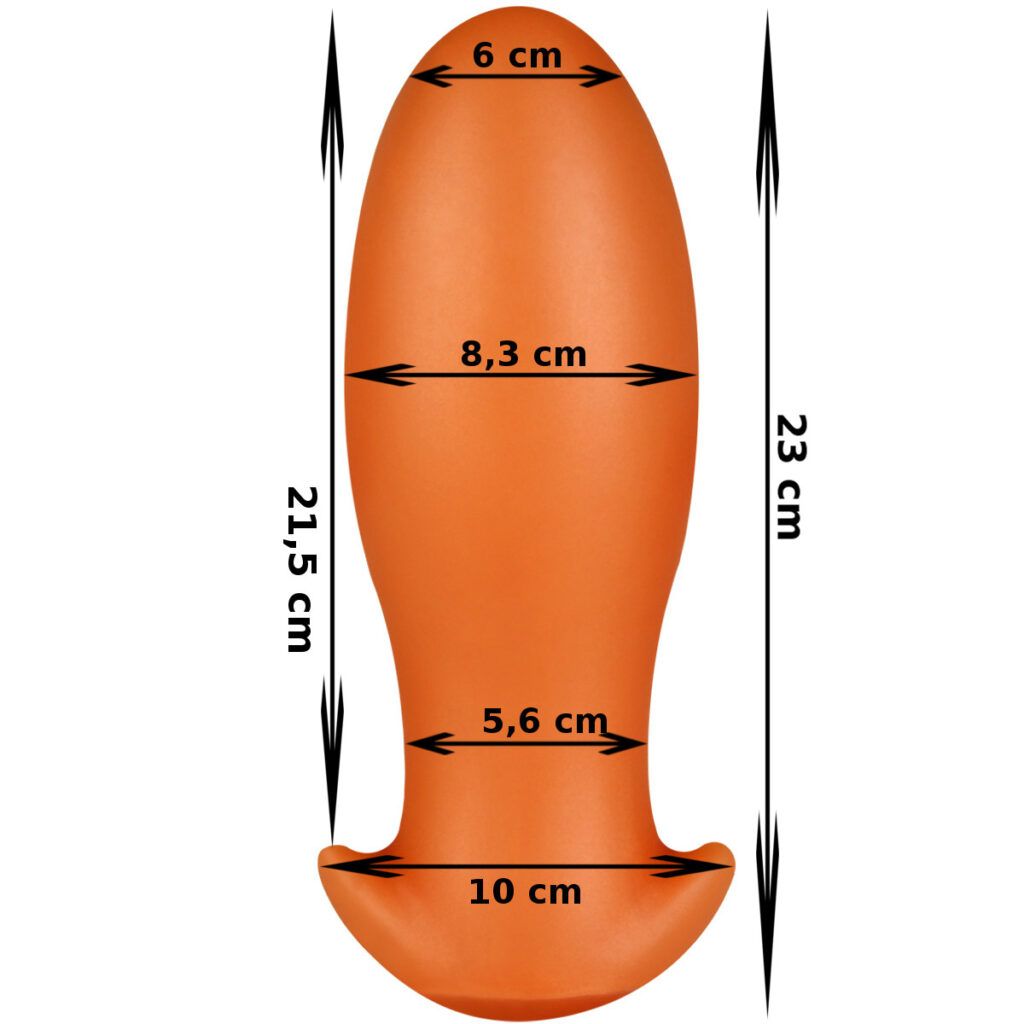 Duży Silikonowy Korek Analny, Miękka Zatyczka, ROZMIAR XXL - Arena.pl