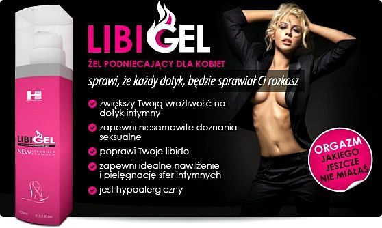 LIBI GEL LIBIDO MEGA ORGAZM DOZNANIA ROZKOSZ ŻEL INTYMNY DLA KOBIET