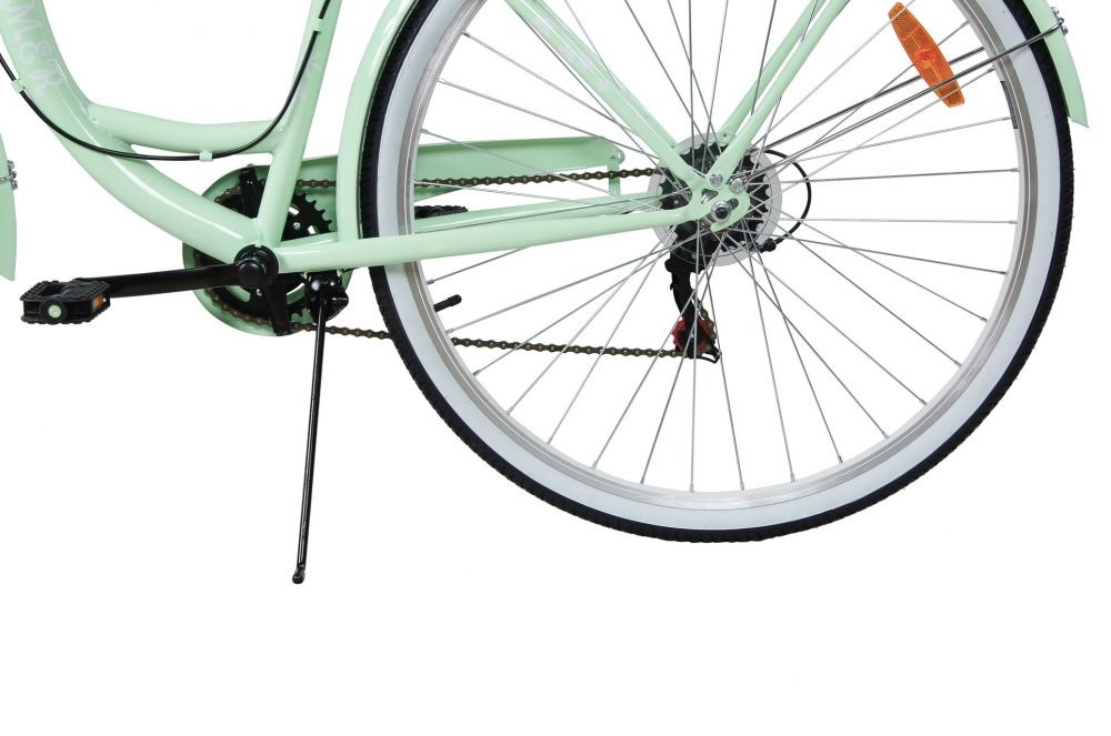 Rower Miejski MalTrack Citybike Dreamer 6-speed Mint 28" + Koszyk