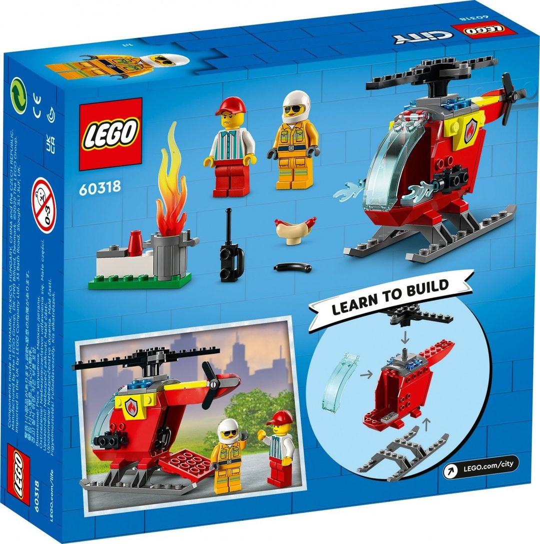 LEGO City 60318 Helikopter strażacki