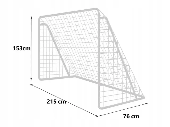 Bramka piłkarska 215 x 153 cm NS-457
