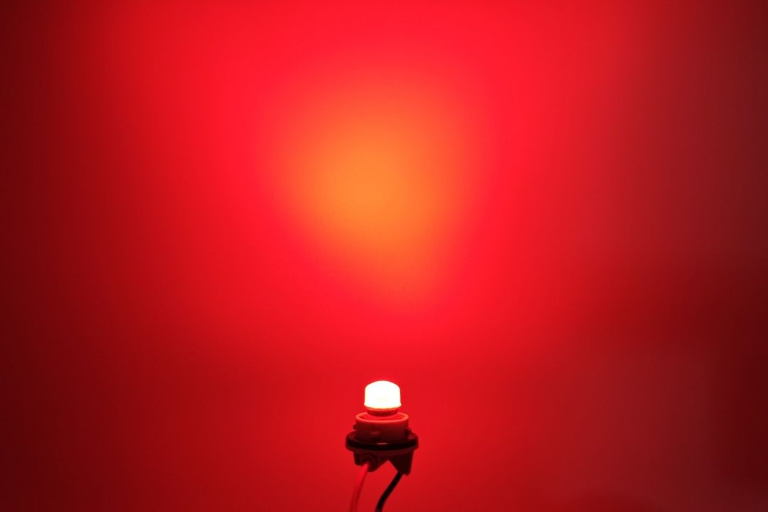 P21W, R10W, żarówka LED BA15S 12V CANBUS czerwona 900lm mocna