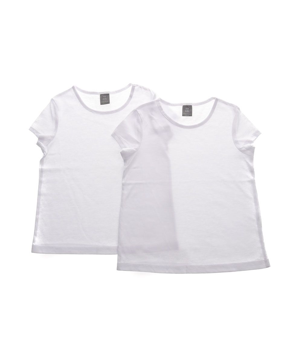 PEPCO Dziecięcy, biały t-shirt, dwie sztuki