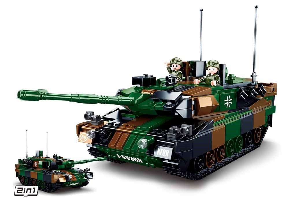 KLOCKI SLUBAN MB czołg niemiecki Leopard 2A5 766 kompatybilne z LEGO