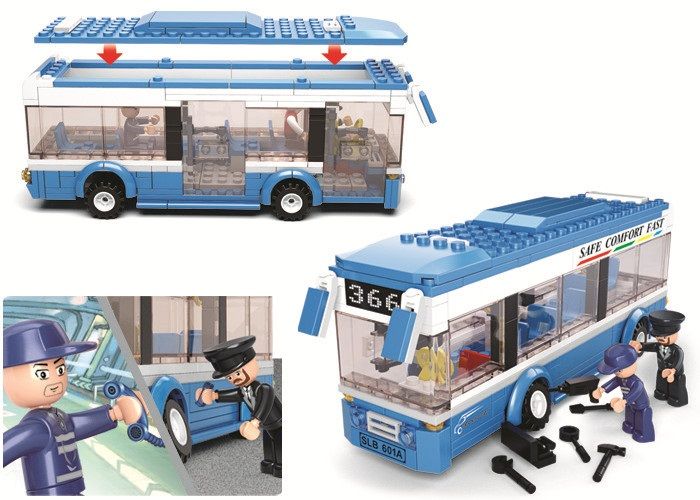 KLOCKI SLUBAN TOWN Autobus miejski 235 kompatybilne z LEGO