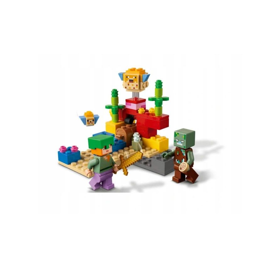 LEGO MINECRAFT RAFA KORALOWA KLOCKI ALEX 21164 7+