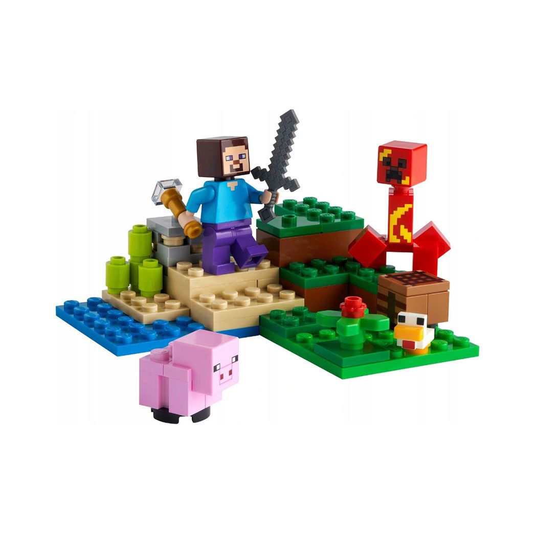 LEGO MINECRAFT ZASADZKA CREEPERA KLOCKI 21177 7+
