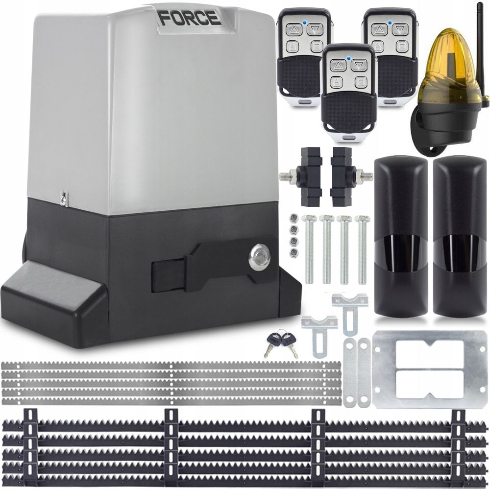 ZESTAW DO BRAM FORCE 760 3xPILOT 5xLISTWA LAMPA