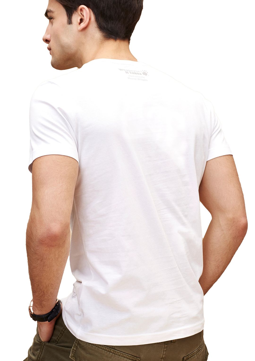 T-shirt męski SlimFit s.Oliver biały 3XL
