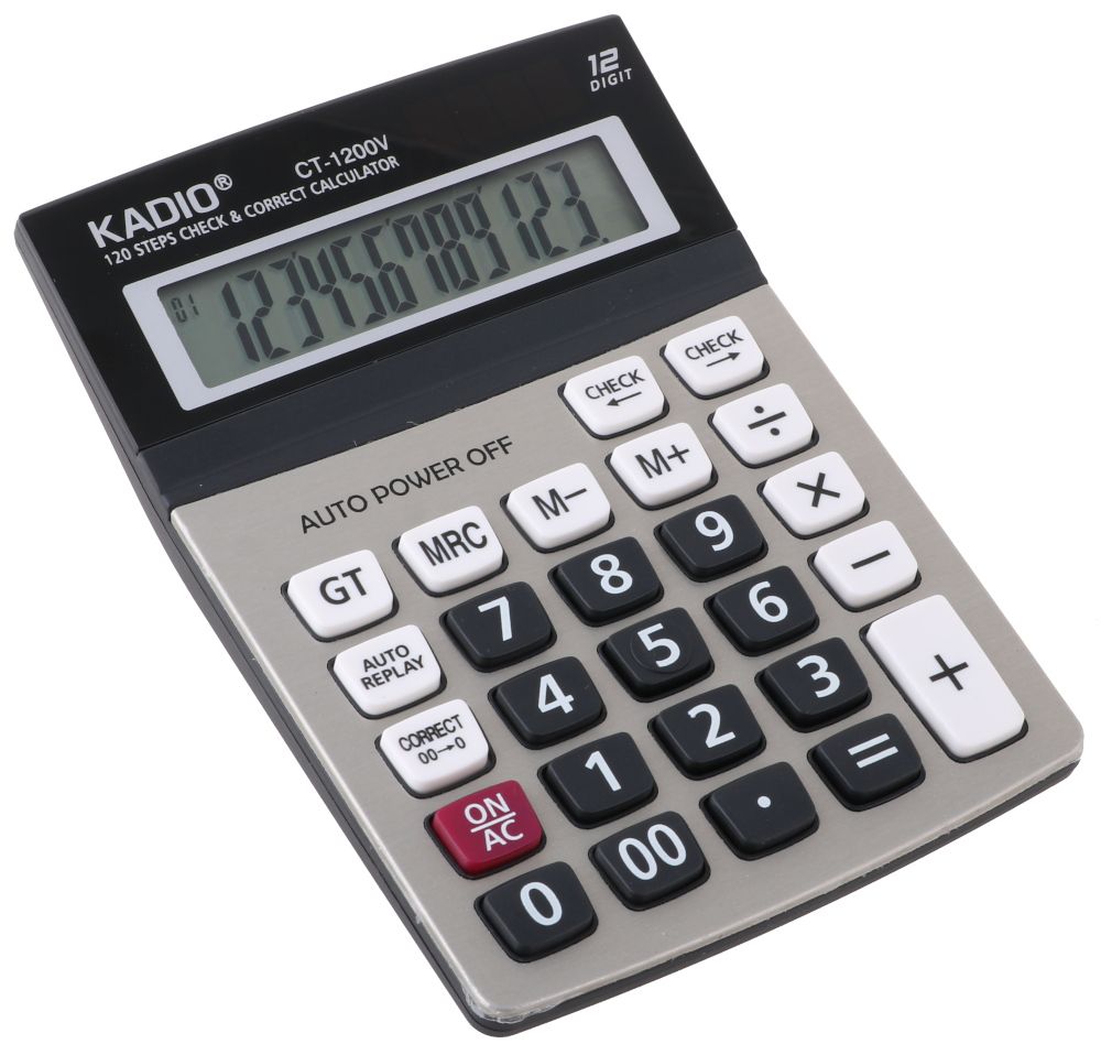 KALKULATOR biurowy 12 CYFR LCD Elektroniczny 1224