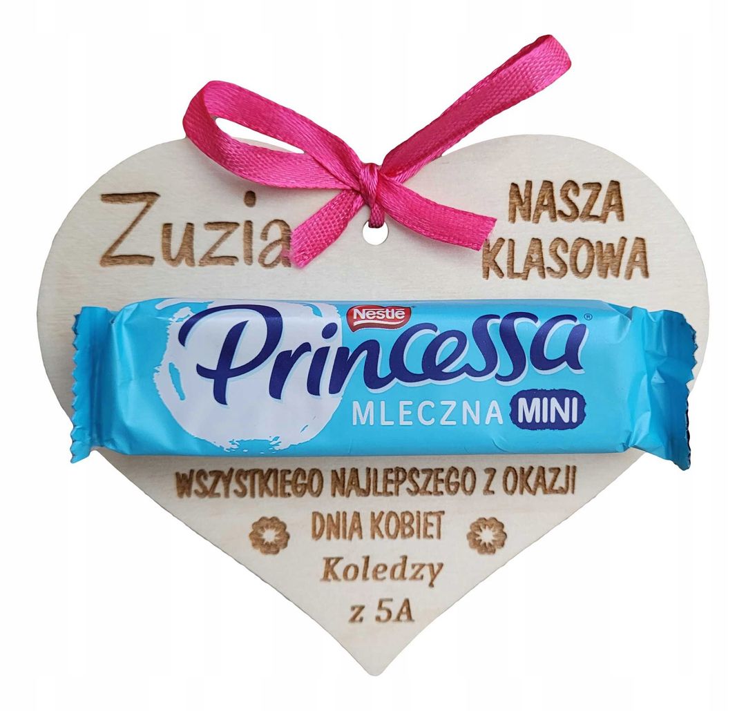 PREZENT DZIEŃ KOBIET BATON GRAWER IMIĘ SZKOŁA