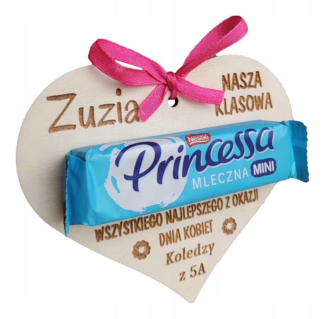PREZENT DZIEŃ KOBIET BATON GRAWER IMIĘ SZKOŁA
