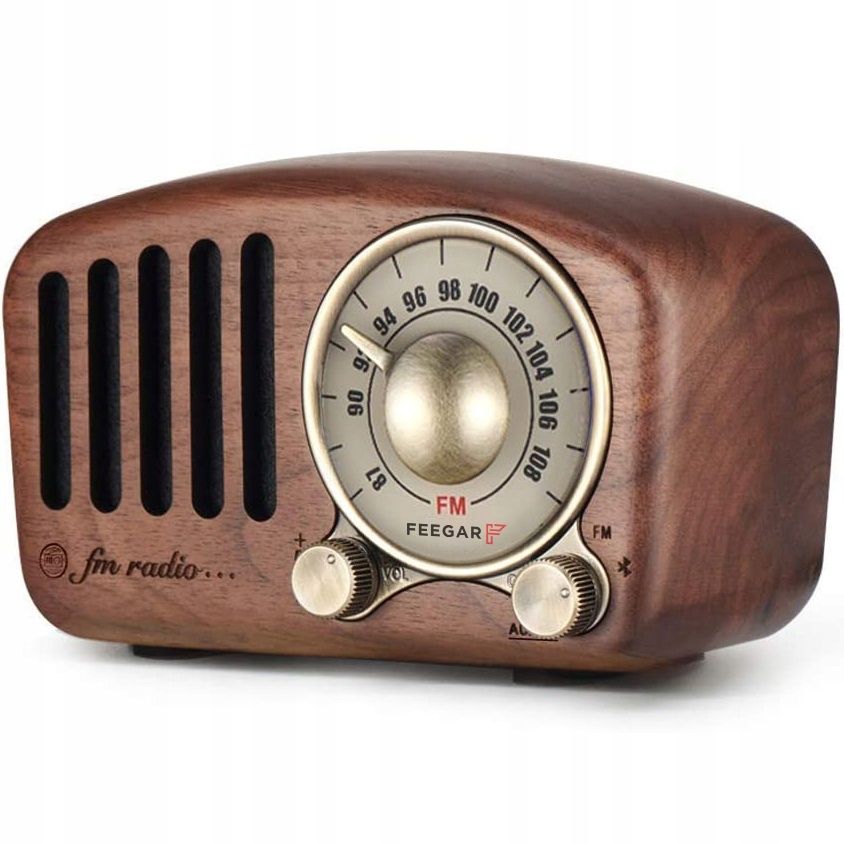 Nostalgia kompaktowy zestaw, radio drewniane z Bluetooth