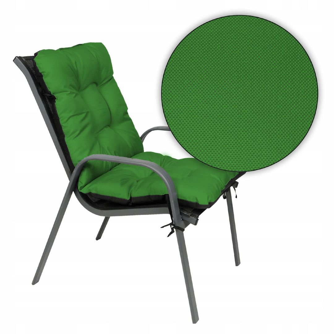 Poduszka na krzesło ogrodowe leżak 48x48x48 ziel