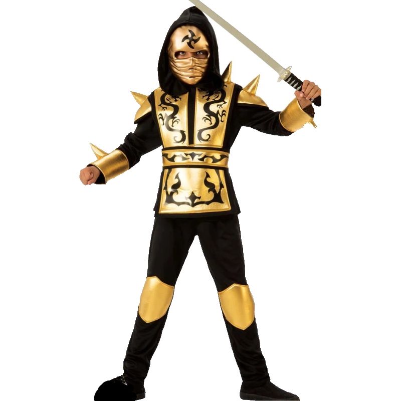 STRÓJ PRZEBRANIE NINJA SAMURAJ WOJOWNIK 134/140