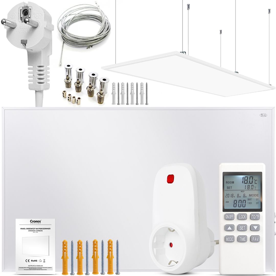 GRZEJNIK PROMIENNIK PODCZERWIEŃ 1000W + TERM PILOT