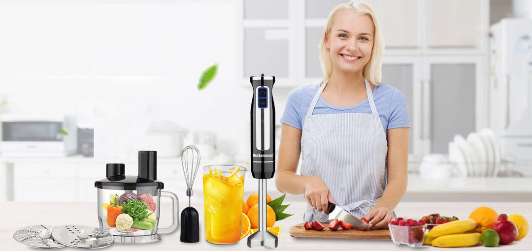 BLENDER MIKSER ROBOT RĘCZNY HECKERMANN WIELOFUNKCYJNY 1200W