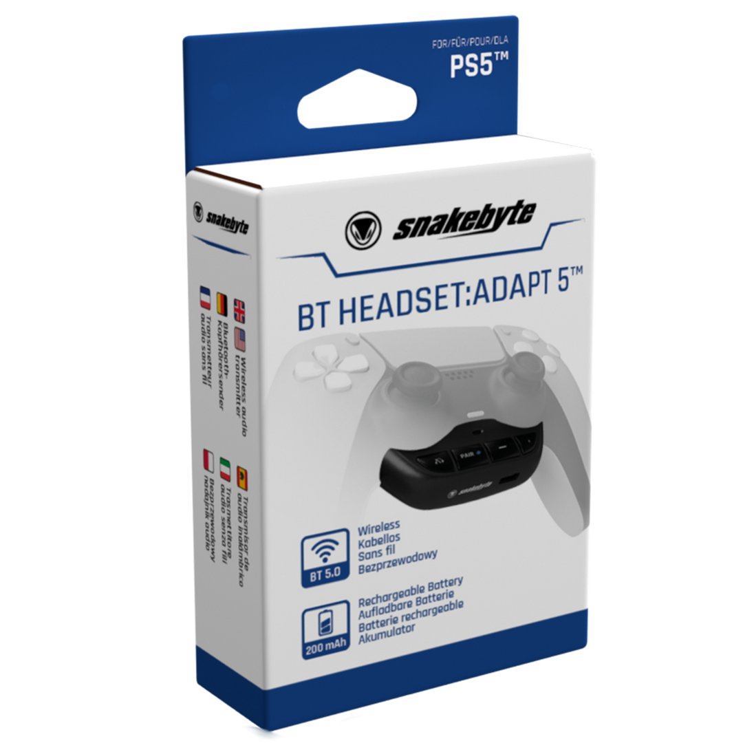snakebyte Headset:Adapt 5 adapter Bluetooth BT PS5