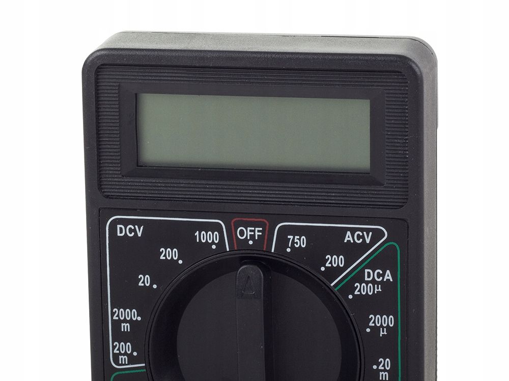 CYFROWY MIERNIK MULTIMETR PRĄDU LCD ELEKTRONIKI 11026