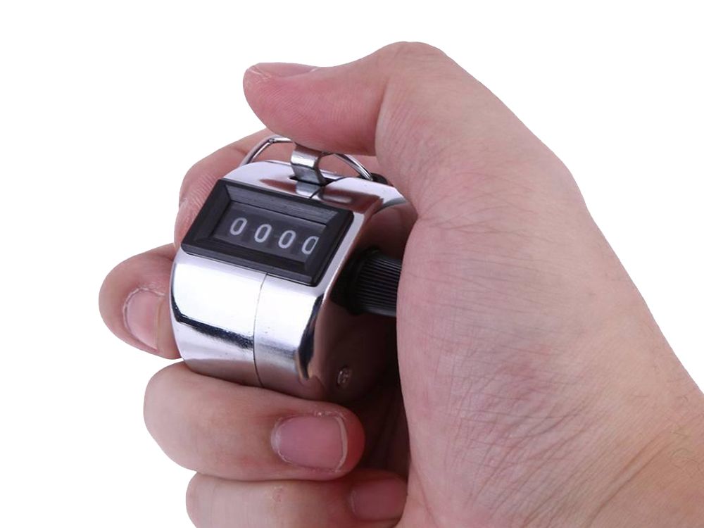 KLIKACZ RĘCZNY KLIKER MECHANICZNY PEDOMETR LICZNIK 01553