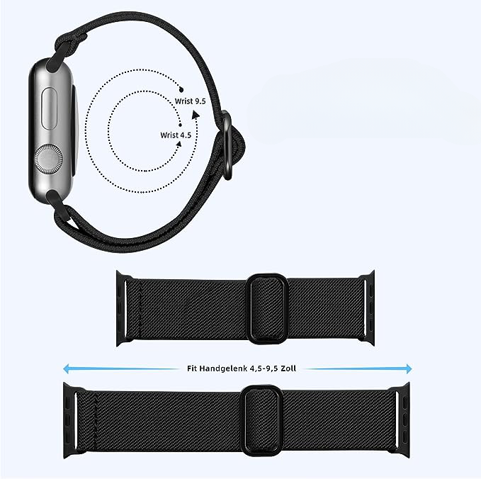 Pasek Wymienny Do Zegarka Apple Watch Nylon 4Szt