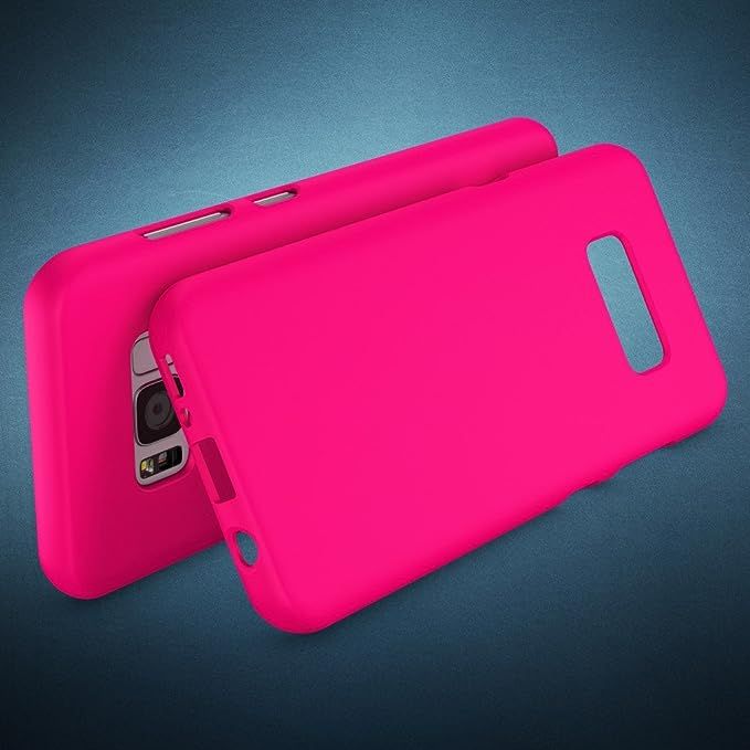 Etui Case Do Samsung Galaxy S8 Silikonowy Neon Różowy