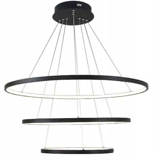 Lampa wisząca modern ring Wobako Silva III 59W 20/40/60 żyrandol LED