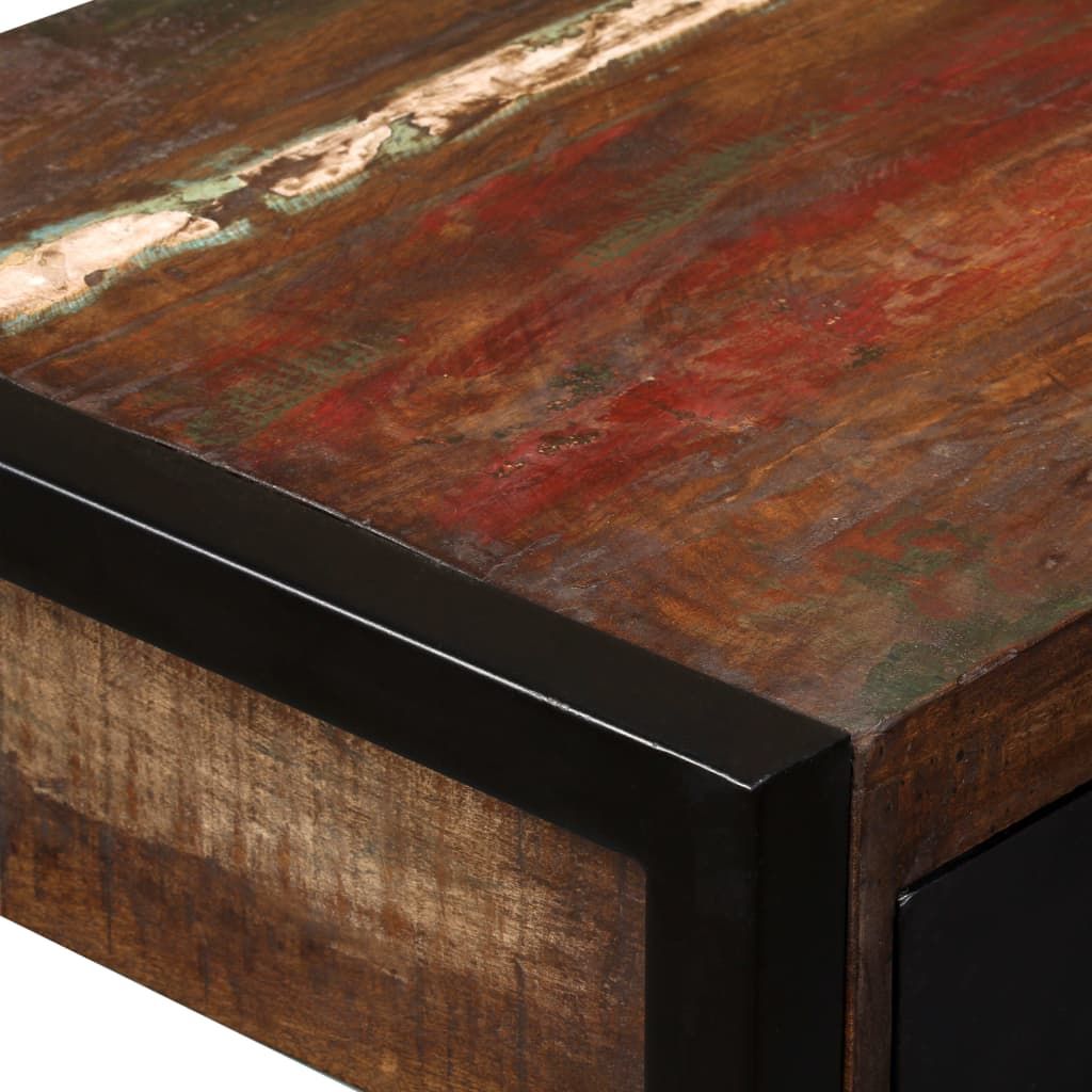 Biurko z 2 szufladami, drewno odzyskane, 120 x 50 x 76 cm