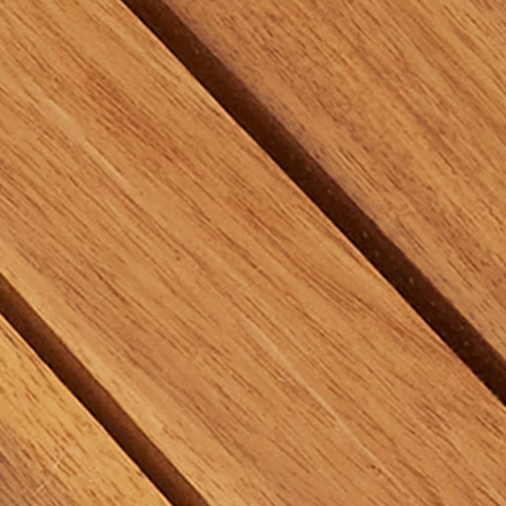Płytki tarasowe, 30 x 30 cm, drewno akacjowe, pionowy wzór