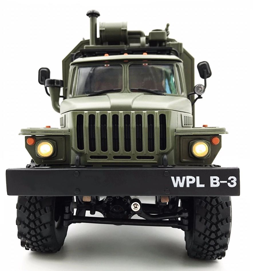 Ciężarówka wojskowa WPL B-36 (1:16, 6WD, 2.4G, LiPo) - Zielony